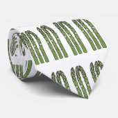 Asparagus cartoon afbeelding stropdas (Opgerold)