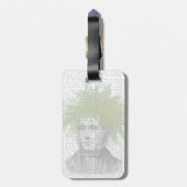 Asparagus Fern Head Plant Bagagelabel (Achterkant verticaal)