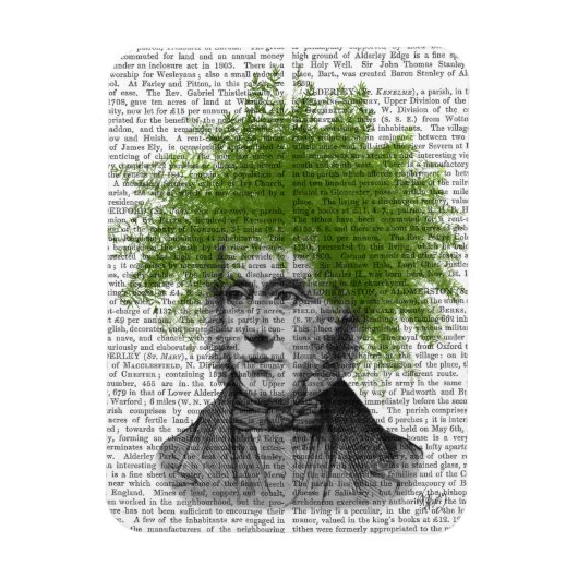 Asparagus Fern Head Plant Magneet (Verticaal)