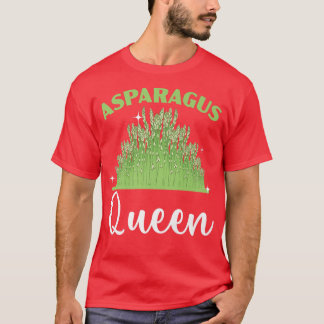 Asparagus Queen Vegan Vegetable Vegetarian 71 T-shirt
