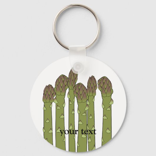 Asparagus Spears Vegetable Lover Veggies Sleutelhanger (Voorkant)
