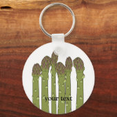 Asparagus Spears Vegetable Lover Veggies Sleutelhanger (Voorkant)