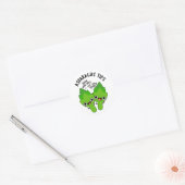 Asparagus Tips Funny Veggie Pun Ronde Sticker (Envelop)