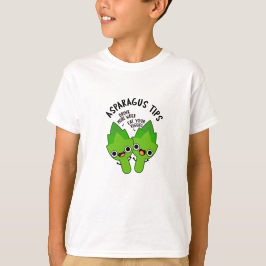 Asparagus Tips Funny Veggie Pun T-shirt (Voorkant)