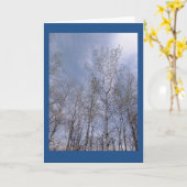 Aspect Contre Une Carte Blank Note Sky II Wisconsi (Fleur jaune)