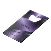 Aspect d'aluminium brossé violet brillant (Dos Angle)