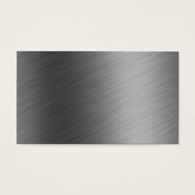 Aspect métallique en aluminium brossé (Devant)