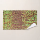 Aspect vert rouillé (Serviette à main)
