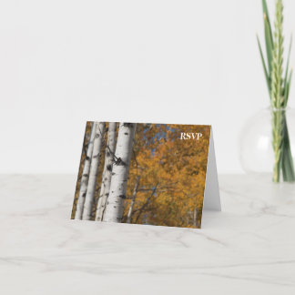 Aspen Alley In Fall Oranje RSVP Kaarten