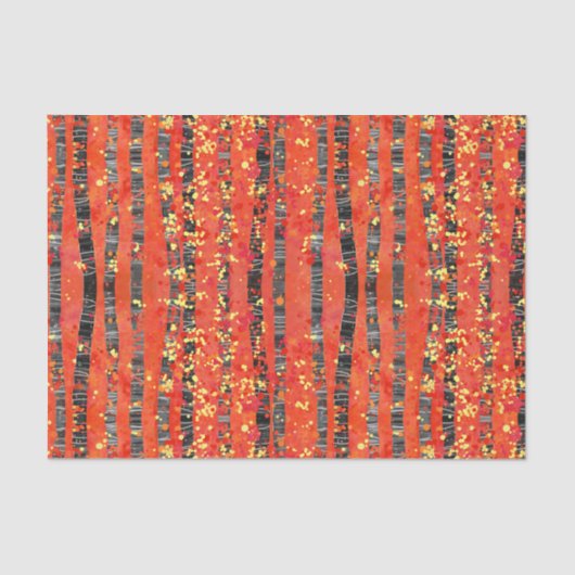 Aspen Birch Tree Pattern Tissuepapier (Voorkant)