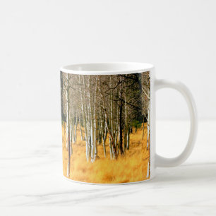aspen bomen koffie mok