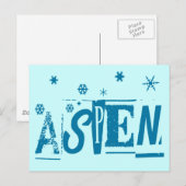 ASPEN BRIEFKAART (Voorkant / Achterkant)