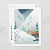Aspen-Briefkaart Briefkaart (Voorkant / Achterkant)