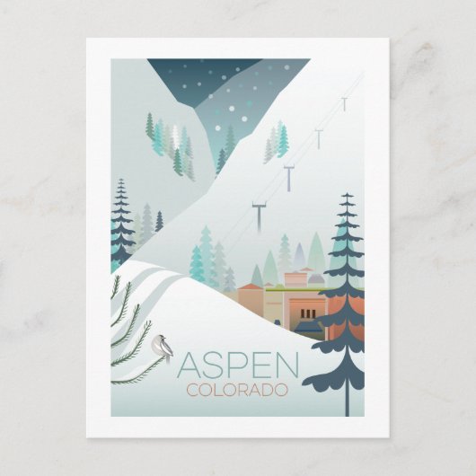 Aspen-Briefkaart Briefkaart (Voorkant)