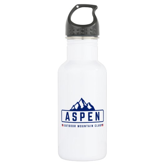 Aspen Buiten Waterfles (Voorkant)