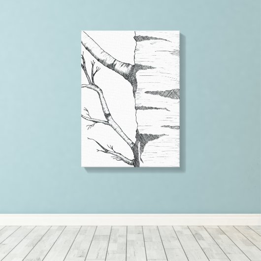 Aspen  canvas afdruk (Insitu (Houten vloer))