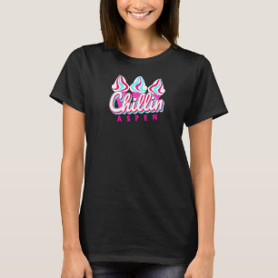 Aspen Chillin Ice Cream Pop Art Aspen Colorado T-shirt
