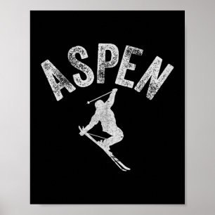 Aspen Co Ski Colorado Cool Aspen Skien Co Winter Poster