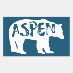 Aspen Colorado Beer Rechthoekige Sticker