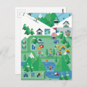 Aspen Colorado Briefkaart (Voorkant / Achterkant)