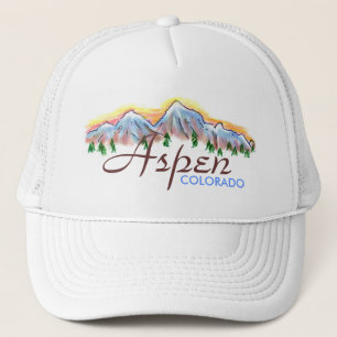 Aspen Colorado casquette d'art de montagne