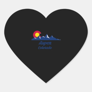 Aspen Colorado CO Flag 2021 Road Trip Ski Hiking Hart Sticker