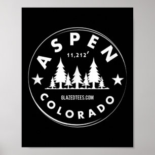 Aspen Colorado - Grote Bergbos  Poster