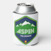 Aspen Colorado Mountain Blikjeskoeler (Blikje Achterkant)