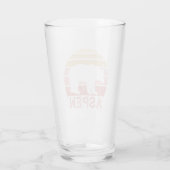 Aspen Colorado Retro Beer Glas (Achterkant)
