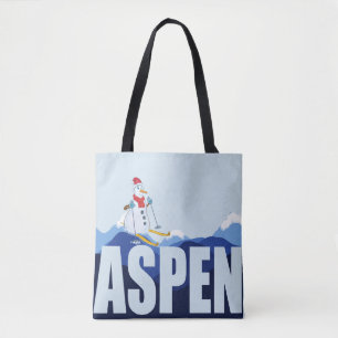 Aspen Colorado Ski Canvas tas