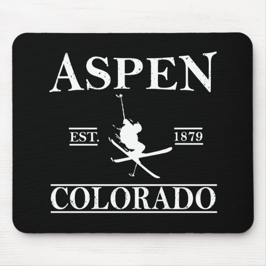 Aspen Colorado ski Muismat (Voorkant)
