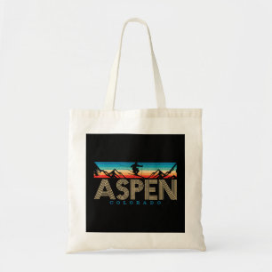 Aspen Colorado Ski - Souvenir Mountain Ski Tote Bag
