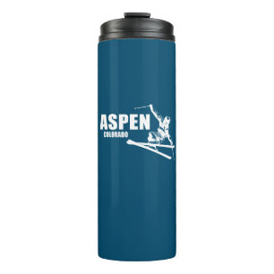 Aspen Colorado Skier Thermosbeker