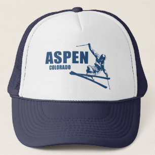 Aspen Colorado Skier Trucker Pet