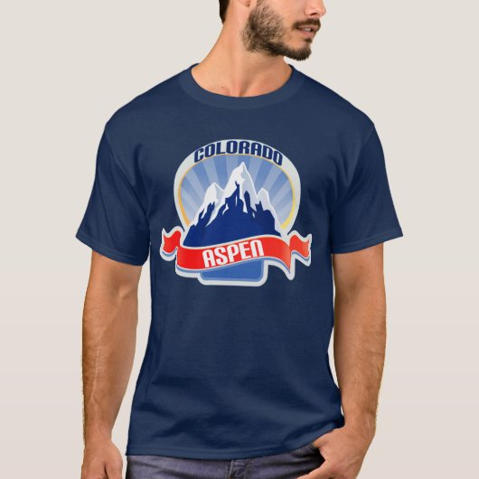 Aspen, Colorado T-shirt (Voorkant)