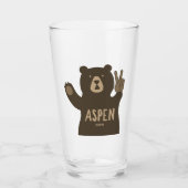 Aspen Colorado Vrede Beer Glas (Voorkant)