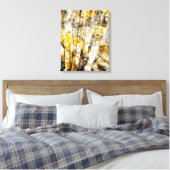Aspen Forest Abstract Canvas Afdruk (Insitu (Slaapkamer))