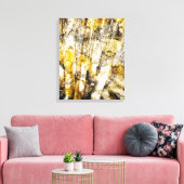 Aspen Forest Abstract Canvas Afdruk (Insitu (Woonkamer))