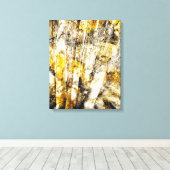 Aspen Forest Abstract Canvas Afdruk (Insitu (Houten vloer))