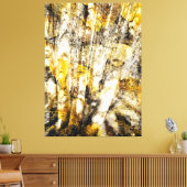 Aspen Forest Abstract Canvas Afdruk (Insitu (Woonkamer))