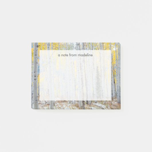 Aspen Forest in de Herfst Post-it® Notes (Voorkant)