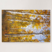 Aspen Groove Yellow Fall Leaves Legpuzzel (Horizontaal)