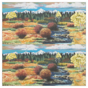 Aspen Herfst Meadow Stof