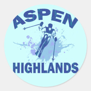 ASPEN HIGHLANDS RONDE STICKER