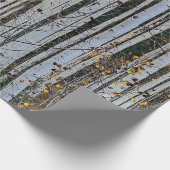 Aspen in de herfst cadeaupapier (Hoek)