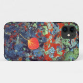 Aspen leaf op een korstbedekt gesteente Case-Mate iPhone case (Achterkant (horizontaal))