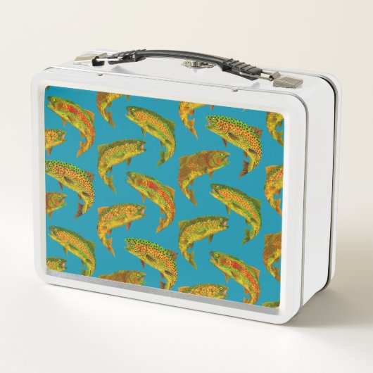 Aspen Leaf Rainbow Trout Seamless Pattern 2018 (Achterkant)