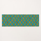 Aspen Leaf Rainbow Trout Seamless Pattern 2018 Yogamat (Achterkant (horizontaal))