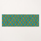 Aspen Leaf Rainbow Trout Seamless Pattern 2018 Yogamat (Voorkant (horizontaal))