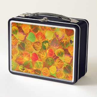 Aspen Leaves collage solid medley naadloos 1